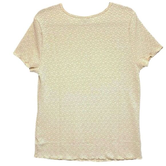 Torrid Beige Textured Crepe Jersey Crew Neck Tee Size 2 2XL NWT - Picture 8 of 10